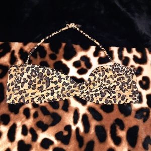 Victoria Secret Leopard Bikini Top